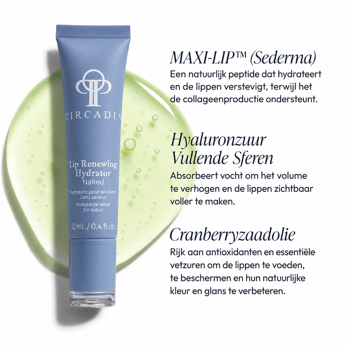 Circadia Lip Renewing Hydrator Naked 12 ml
