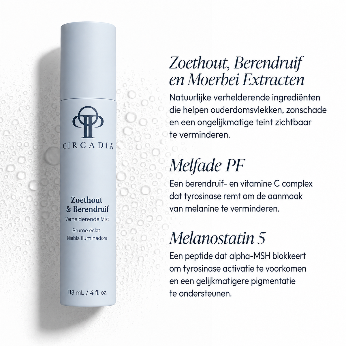 Circadia Licorice & Bearberry Brightening Mist 118 ml