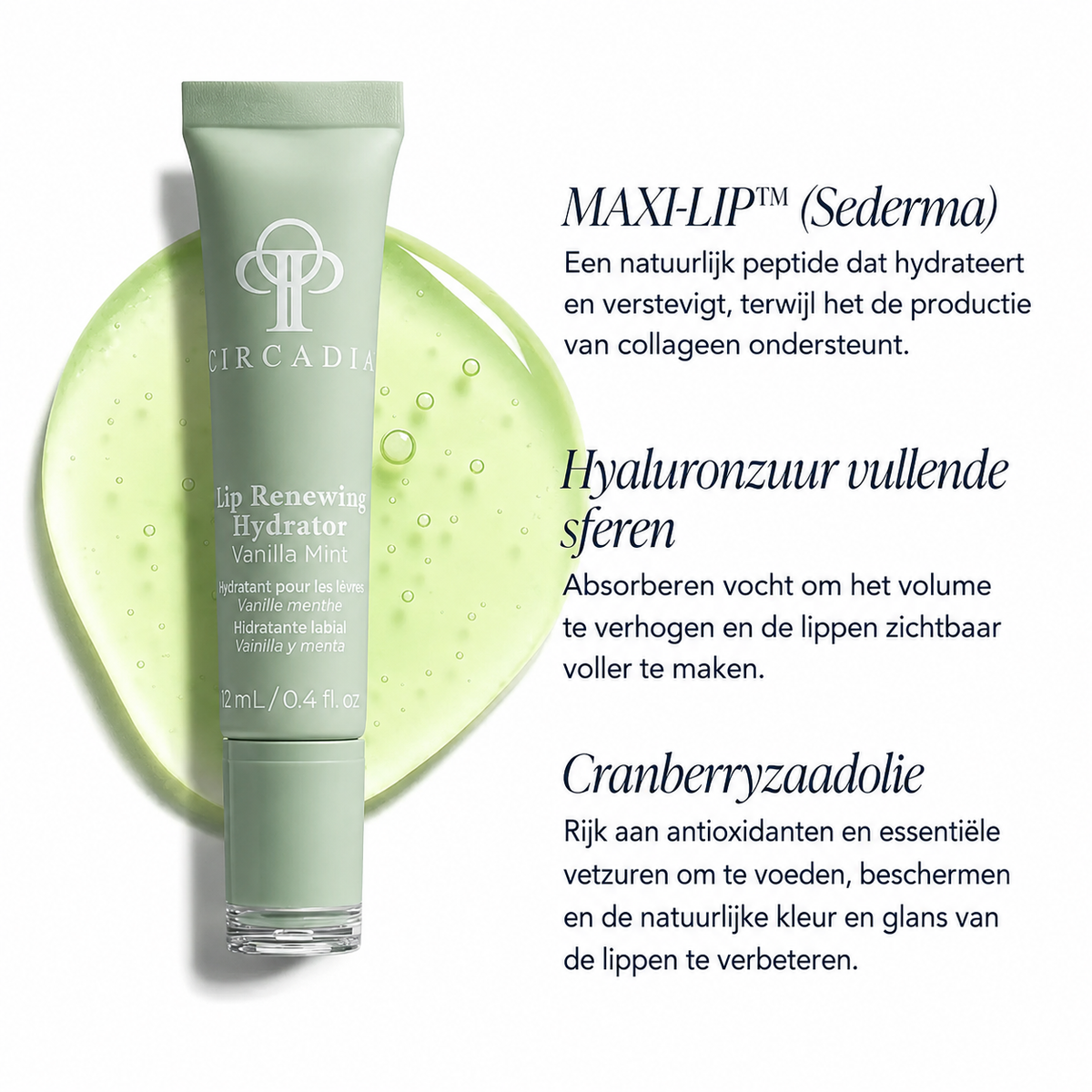 Circadia Lip Renewing Hydrator Vanilla Mint 12 ml