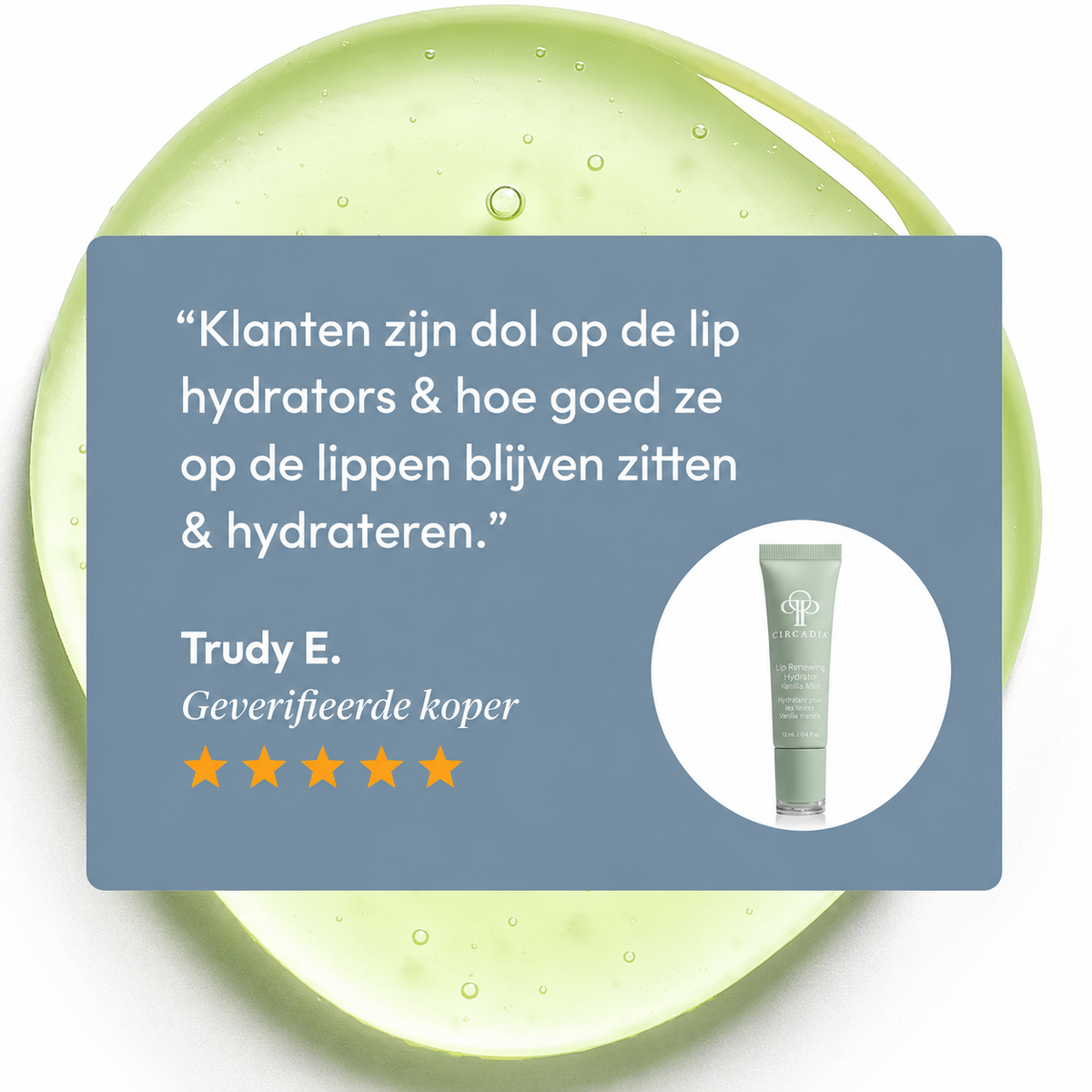 Circadia Lip Renewing Hydrator Vanilla Mint 12 ml